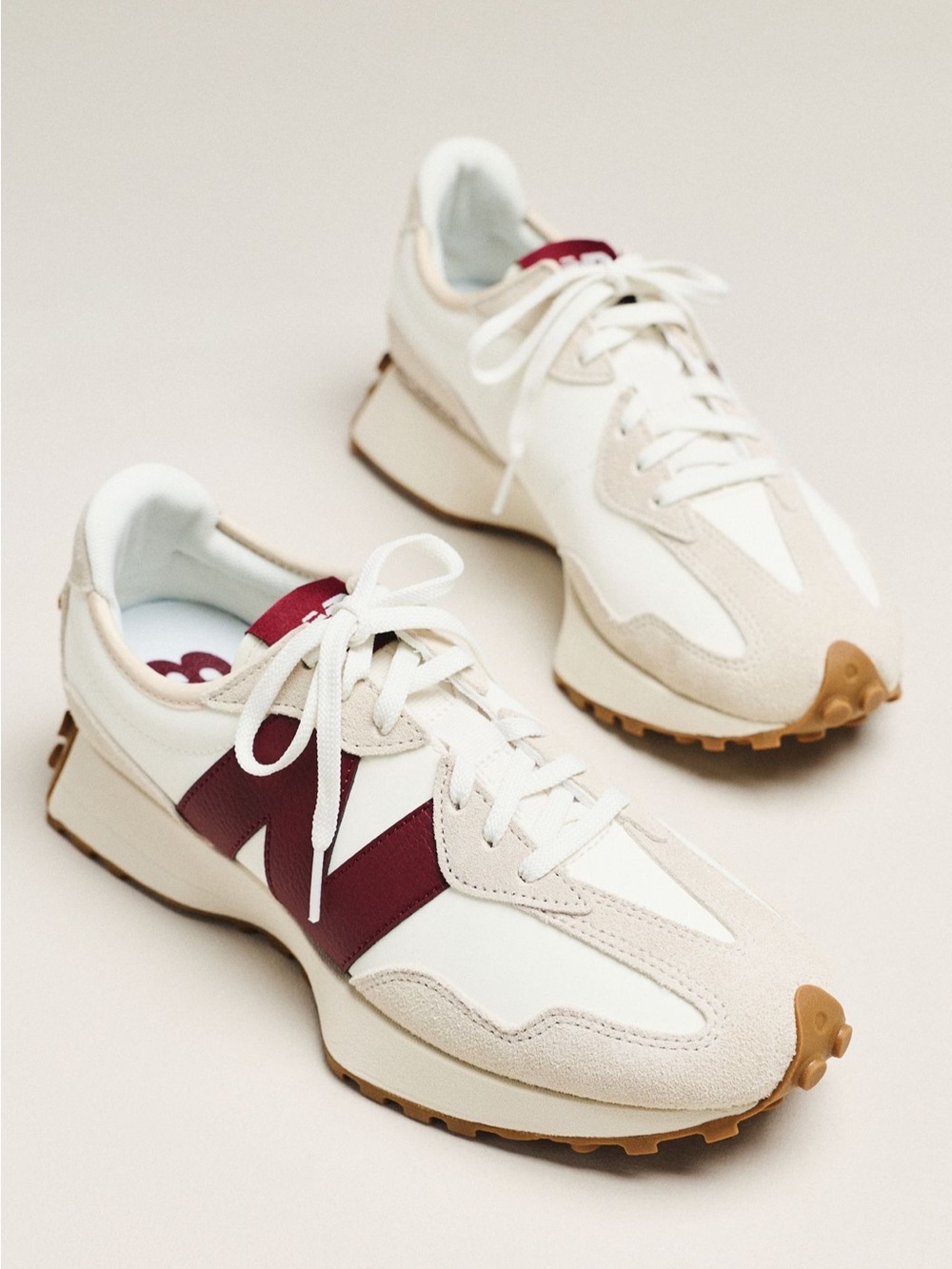 🍷 NEW BALANCE 327 WINE CREAM 🍷 - Picture 1 of 3